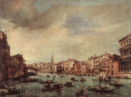 The Grand Canal, Looking toward the Rialto Bridge