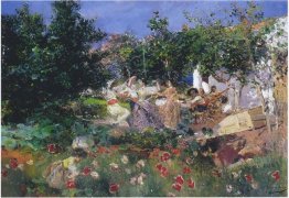 Valencian Fiesin An Orange Grove 1898