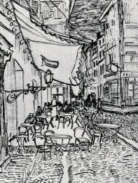 The Cafe Terrace On The Place Du Forum Arles At Night 1888