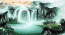 Waterval - Chinees schilderij