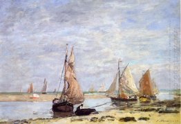 Sailboats Near Trouville 1873