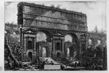 Rester av akvedukter Neroniani
