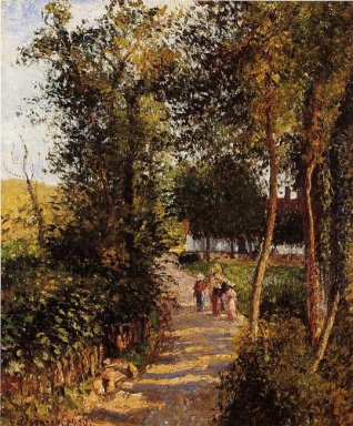 Straße nach Berneval le petit 1900