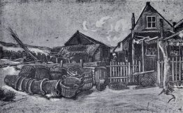 Fish Drying Barn In Scheveningen 1882