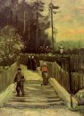 Miring Jalan Di Montmartre 1886