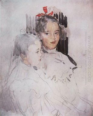 Portrait des enfants de S Botkin 1900