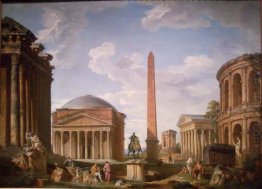 Roman Capriccio: The Pantheon and Other Monuments