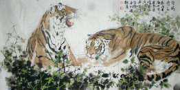 Tiger - la pintura china