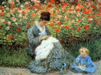 Madame Monet y niño