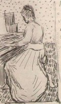 Marguerite Gachet på pianot 1890