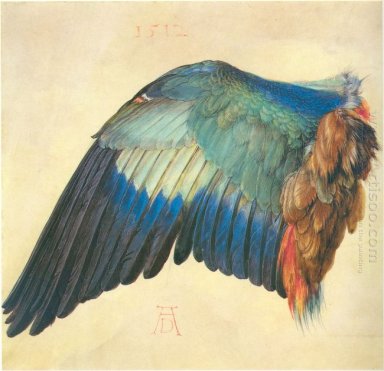 Flügel einer blauen Rolle 1512