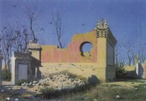 Ruinen von einem Theater in Chuguchak 1870