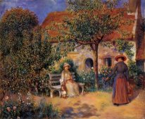 Garden Scene In Brittany 1886