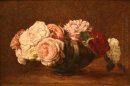 Rosas em uma bacia 1883