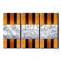 Hand-painted Oil Painting Abstract - Set of 4