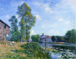 the loing at moret in summer 1891