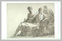 Study for the painting Phaedra and Hippolytus