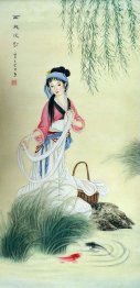 Beautiful Lady - Chinese Painting