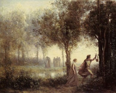 Orpheus Leading Eurydice From The Underworld 1861