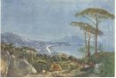 Vue de Naples de la route dans Pozilippe