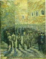 Prisoners Exercising Prisoners Round 1890