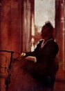 kvinna på ett fönster 1872