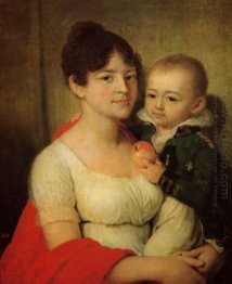 Portrait Of An Unknown With A Child