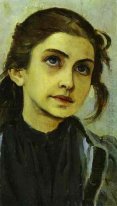 Portrait Of A Girl Study For Youth Of St Sergiy Radonezhsky