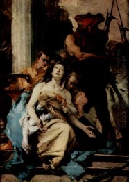 The Martyrdom Of St Agatha 1750