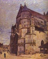 the church at moret winter 1894