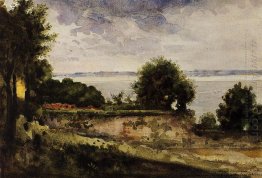 View Of The Garden Of Madame Aupick Mother Of Baudelaire