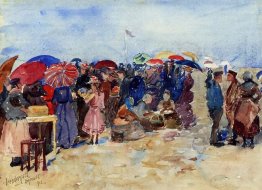 Treport Beach Also Known As A Very Sunny Day Treport 1892