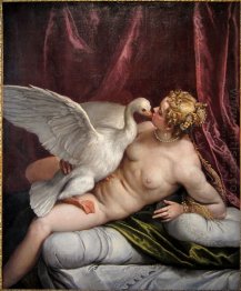 Leda And The Swan In The Palace Of Fesch Ajaccio