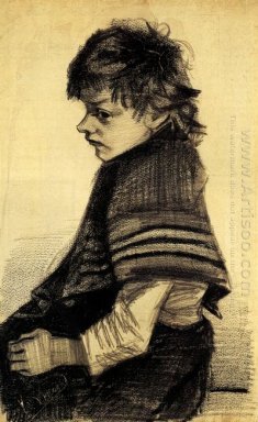 Fille avec un châle 1883