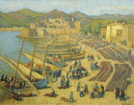 Barcos de pesca en Collioure