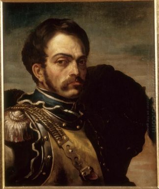 Retrato de hombre del rifle