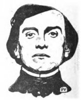 Портрет французский писатель Анри Батая 1898
