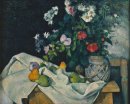 Nature morte avec fleurs et fruits 1890