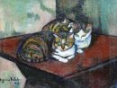 Deux chats 1918