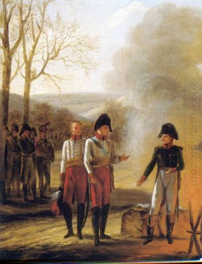 Het Gesprek van Napoleon en Francois Ii 1808