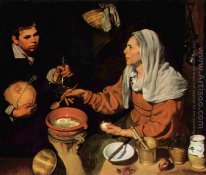 Old Woman Frying Eggs 1618