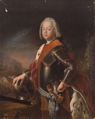 Portrait de Christian Août , le prince d\'Anhalt Zerbst , père de