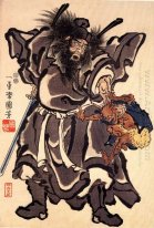 Shoki And Demon Edo Period 1