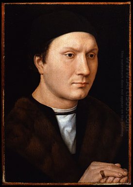 Retrato de um homem desconhecido com uma carta de 1485