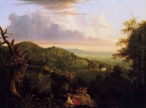 Vue de Monte siège de la vidéo de Daniel Wadsworth 1828