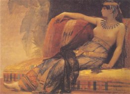 Cleopatra, preparatory study for 'Cleopatra Testing Poisons on t