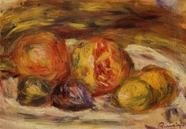 Still Life Pomegranate Figs And Apples 1915