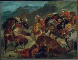 Lion Hunt 1858