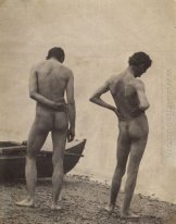 Thomas Eakins e John Laurie Wallace su una spiaggia