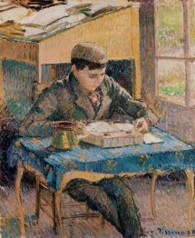 portrait of rodo reading 1893